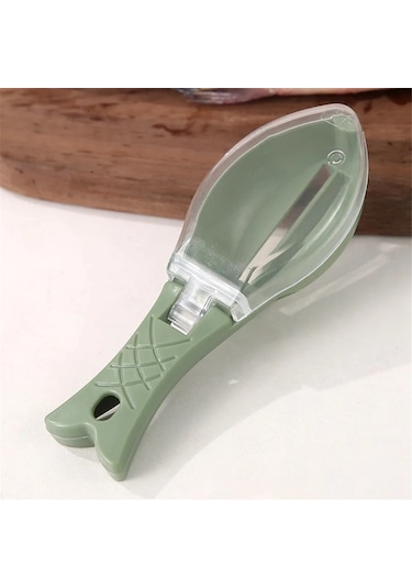 Balık Pulları Rendesi Balık Pulları Temizleyici Balık Temizleme Aleti Pulları Temizleyici Yeşil Yeşil