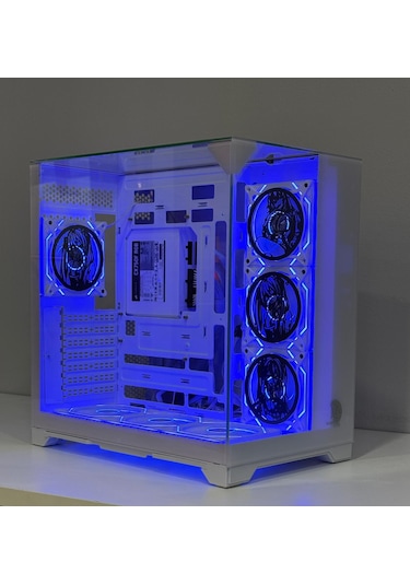 Alltech Anime Karakterli 7argb Fanlı Akvaryum Kasa Beyaz