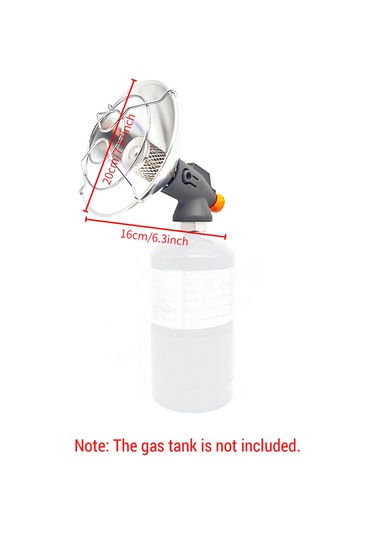 Gajeena Dış Mekan Isıtıcı Propanlı Isı-cı, Bakır-alüminyum Kadıyo, 16cm Boyut, 530g Ağırlık, Stablize Basınç, Gazlı Isıtma Gaz Kanisteri Hariç Çok Renkli