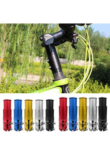 Ranyeek Bisiklet Gidon Yükseltici - 138mm Siyah Alüminyum, Rahat Sürüş İçin