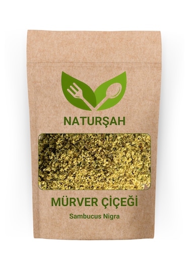 Naturşah Naturşah Mürver Çiçeği Sambucus Nigra 500 Gr