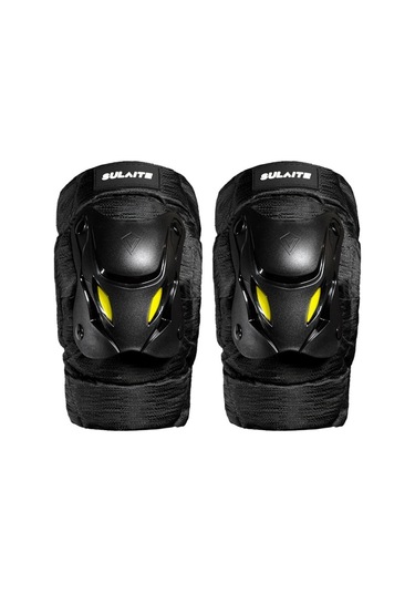 Sones Sulaite Motosiklet Koruyucu Rider Rüzgar Sıcaklığı Koruyucu Dişli Sürüş Ekipmanı Dizlik + Dirsek Pedi Siyah