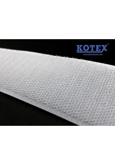 Kotex Cırt Bant 5 Cm Dikilebilir 25 Metre Siyah/Beyaz