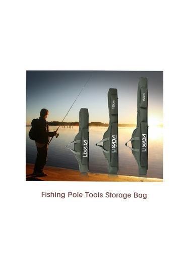 Lixada-150cm Balıkçılık Çantası Taşınabilir Katlanır,yeşil Ordu