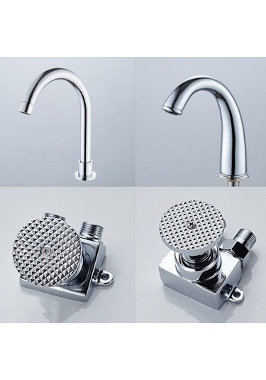 Maoyaya Vana Tip Suntek Pedallı Musluk Havzası Eğimli-tip Eğimli Banyo Ayak Af Diğer