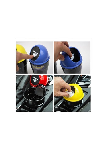 Evrensel Araba Çöp Kutusu Araba Çöp Kutusu Çöp Kutusu Çöp Kutusu Tutucu Kutusu Otomobil Depolama Kovası Siyah