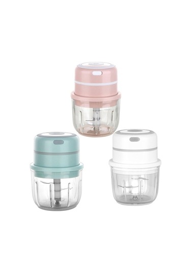 Primepickings Zm-14 Ev Tipi Mini Kablosuz Elektrikli Sarımsak Ezici, Yeşil Cam 300ml Diğer Renkli Diğer