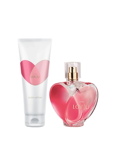 Avon Lov U Kadın Parfüm EDP 50 ML + Lov U Vücut Losyonu 125 ML
