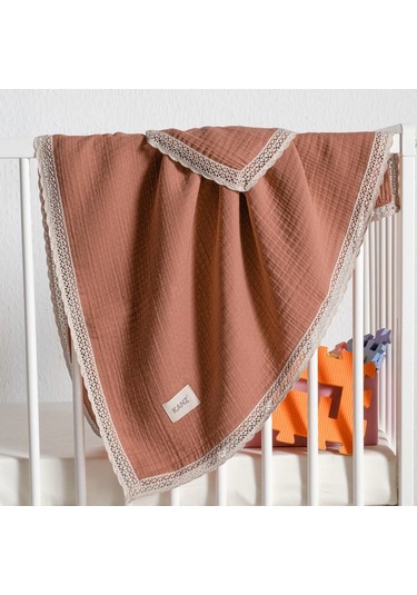 Kanz 4 Kat Kopanaki Müslin Pike Knz-017 Kiremit Kiremit