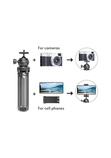 Bluetooth Kumandalı Masaüstü Mini Tripod / 360 Ayarlanabilir 32