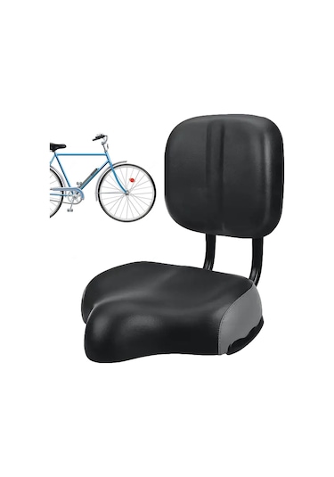 Arkalıklı Bisiklet Sele Koltuğu Sırt Desteği İle Bisiklet Üç Tekerlekli Bisiklet Selesi Ayarlamalı