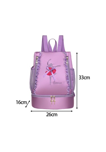 Suntek Bale Çantası Spor Yüzme Seyahat Jimnastik Için Sevimli Nakış Menekşe