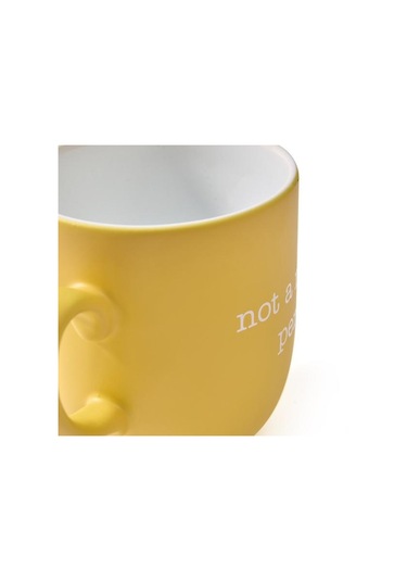 Rakle Not A Morning Person Kupa - Sarı - 400 Ml Sarı