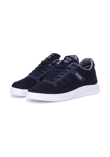 Ghattix Erkek Keten Sneaker Yazlık Mevsimlik Ayakkabı Lacivert