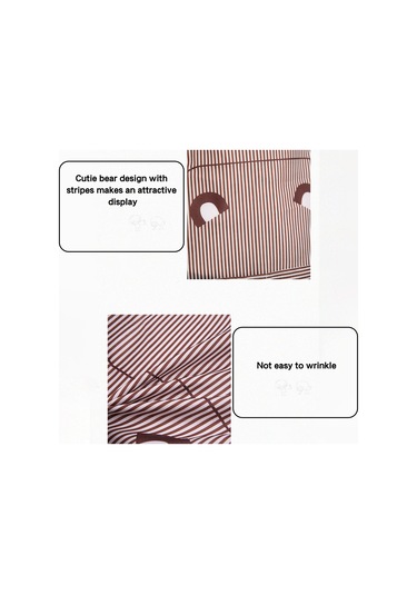 Ranyeek Mutfak Yağlık Ve Kirlilikten Koruyucu, Piyasa Desenli Ayı Desenli, Poliester Materyal, Kollüksüz, Pratik Cep Li, Pembe Fantezi Apron