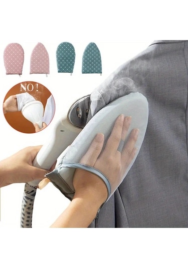 Fochsia Mini Ütü Tahtası Taşınabilir Mavi Kare Desenli Anti-sıçrama Ev Ütü Masası