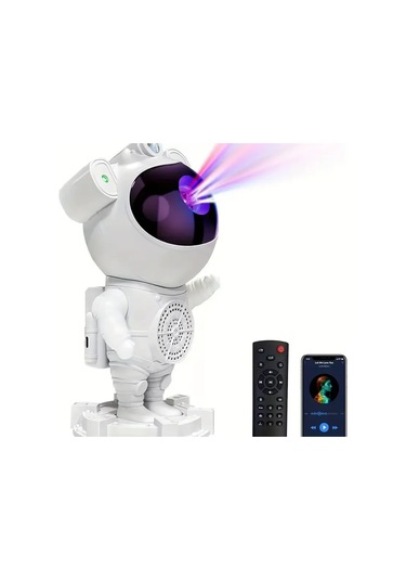 Akıllı Astronot Projeksiyon Gece Aydınlatma &amp Amp Bluetooth Hoparlör Çok Renkli