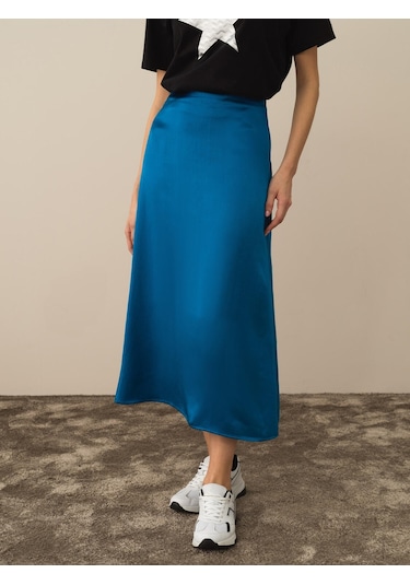 Xint Regular Fit Saten Etek 24kb22270387-06 Mavi
