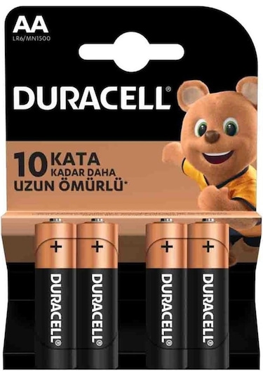 Duracell Lr6 Aa Alkalin Kalem Pil 4&amp 39 Lü Paket