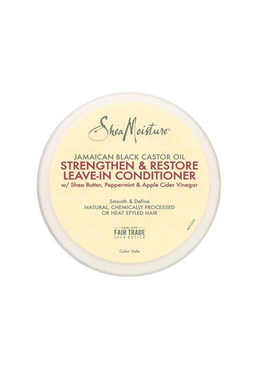 Shea Moisture Jamaican Black Castor Oil Güçlendirici Ve Onarıcı Durulanmayan Saç Kremi 340ml