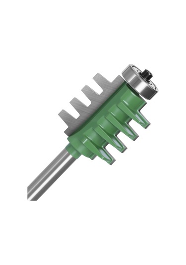 Dofolink Tungsten Çelik Ahşap Oymacı Freze: Konik Dişli Pano Birleştirici, Titanyum Kaplama, 1/4 Uç, Kesim-çizgi-işleme Fonksiyonu