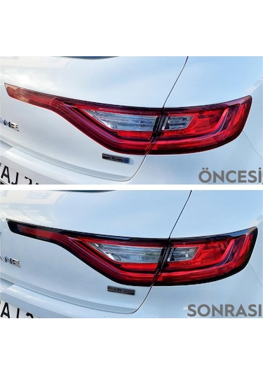 Renault Megane 4 Stop Çerçeve Sticker-Kolay Uygulama-Uzun Ömürlü