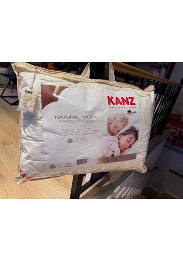 Kanz Natural Yün Yastık Bej