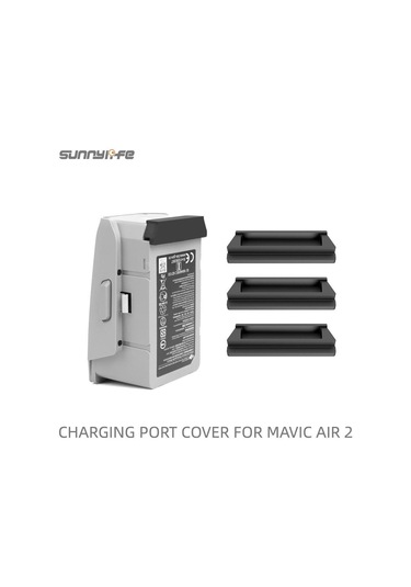 Dji Mavic Air 2 Pil Şarj Portu Koruyucu Silikon Tapa 3 Lü Set