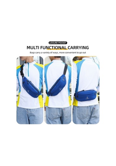 Flybuy Yürüyüşü Yeşil Ve Su Oxford Omuz Kumaş Kulaklık Koşu İle İçin Girişi Geçirmez Dağ Çapraz Çantası, Çantası Çantası Bel Bel Dx Yeşil