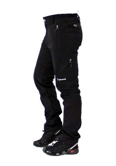 Mudwill Windblock Softshell Polarsız Outdoor Pantolon Siyah