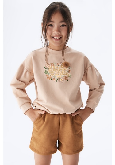 Xo Kids Kız Şort 4-8 Yaş 0053518 Ksrt02002 Camel
