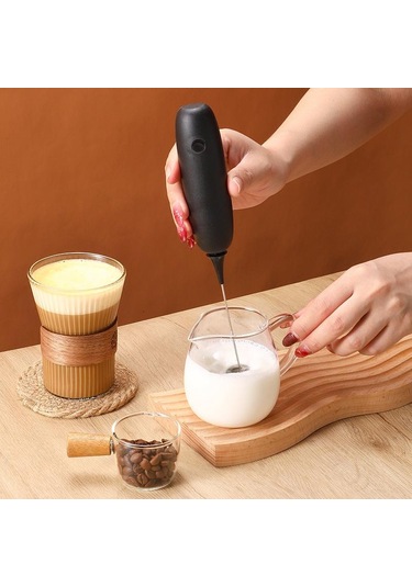 Süt Köpürtücü El Cappuccino Makinesi Kahve Köpürtücü Yumurta Çırpıcı Çikolata Karıştırıcı Mini Taşınabilir Gıda Karıştırıcı Mutfak Çırpma Aracı