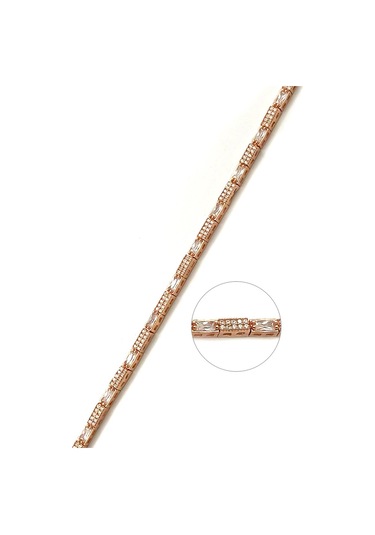 Bybarun Rose Gold Baget Bileklik