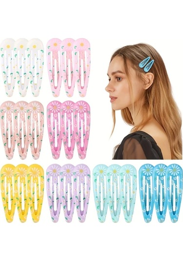 Willowhaven 10 Adet Karışık Gökkuşağı Ombre Kurdele Saç Tokası, Şık Kızlar İçin Saç Aksesuarı Karışık