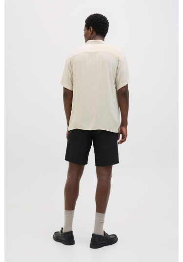 Jack & Jones Jjejeff Solıd Resort Shır Bej Erkek Uzun Kollu Gömlek Bej