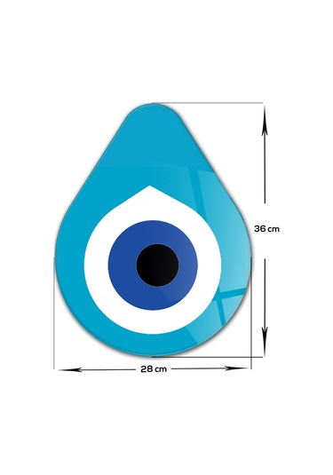 Decorita Cam Kesme Tahtası Damla Serisi - 1 28 x 36 CM