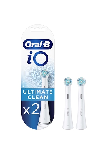 Oral-B iO Ultimate Clean Beyaz Diş Fırçası Yedek Başlığı 2'li