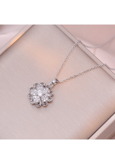 Bayan Kolye: Moda Estetiği Titanyum Çelik Kolye No.124 Çok REnkli