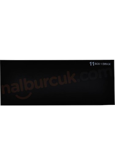 Scs Kaynak Maske Camı 50X110 Siyah No:12