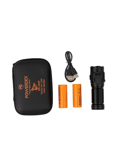 Powerdex Pd-7007 15 Watt Mıknatıslı Mini Şarjlı El Feneri Siyah