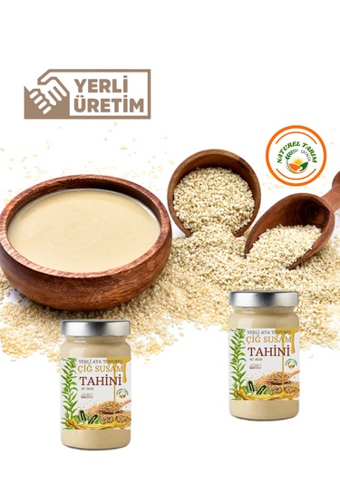 Naturel Çiğ Susam Tahini 550 Gr X 2 Adet