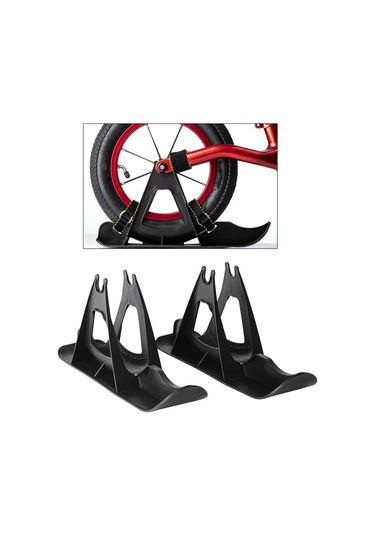 Suntek Çocuk Kayak Kızağı Ataşmanı Kar Denge Bisikleti Çim Siyah