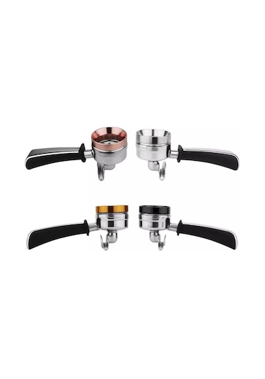 Jeemson Stainless Steel Magnetik Espresso Dosing Funnel 53mm Siyah - Tam Dozaj Ve Toz Kaybını Önleyen Kahve Toz Toplayıcı Diğer