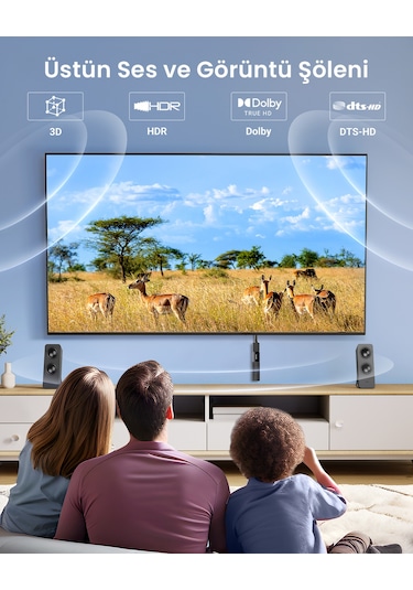 Ugreen Hdmı Birleştirme Uzatma Aparatı 4k/60hz, Siyah, 20107