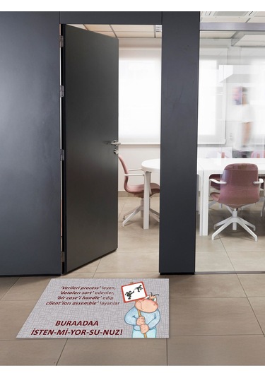 İstenmiyorsunuz İş Yeri Paspas Lovebug-t