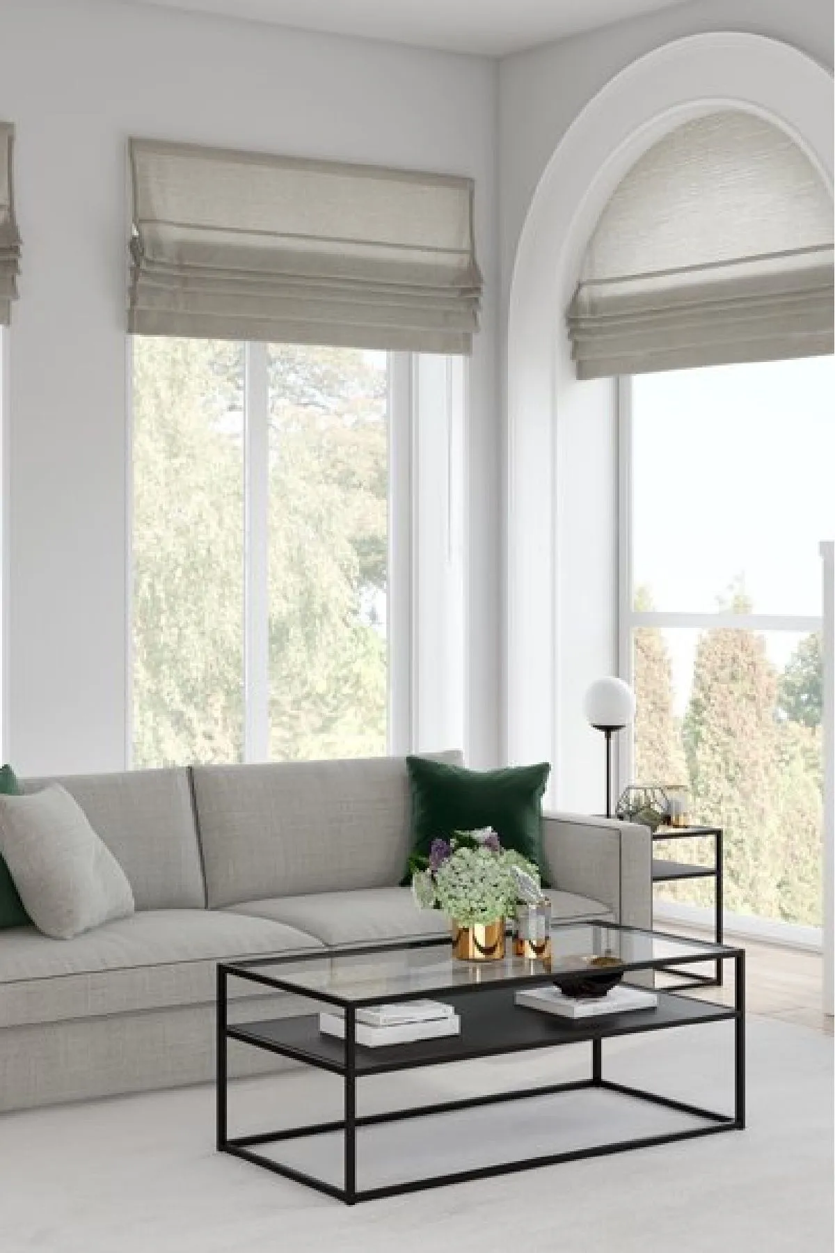 Modern Metal Iskeletli Temper Camlı 2 Katlı Dikdörtgen Orta Sehpa Siyah-siyah-şeffaf Modern Metal Iskeletli Temper Camlı 2 Katlı Dikdörtgen Orta Sehpa Siyah-siyah-şeffaf