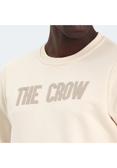 The Crow THE CROW Erkek  Ekru Sweatshirt