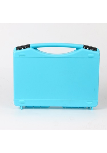 Jeemson Sert Abs Malzemeyle Yapılmış Ergonomik Kollü, Sıkma Dayanıklı, Kırılmaya Dayanıklı, Snap-on Kapaklı Siyah Çelik Araç Gereç Kutusu