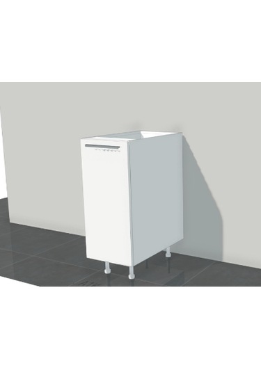 40 Cm Tek Kapak Mutfak Alt Dolabı