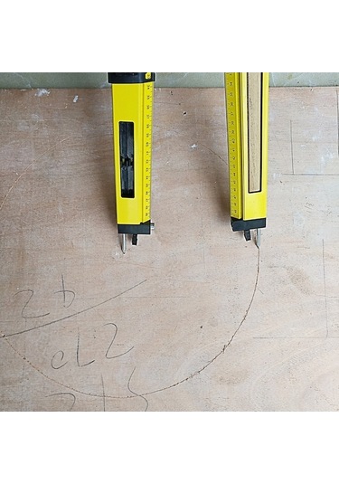 Dancemonkey 0-270 Multi-function Line Gauge, Scriber Compass For Woodworking, Elevation & Angle Measurement Diğer